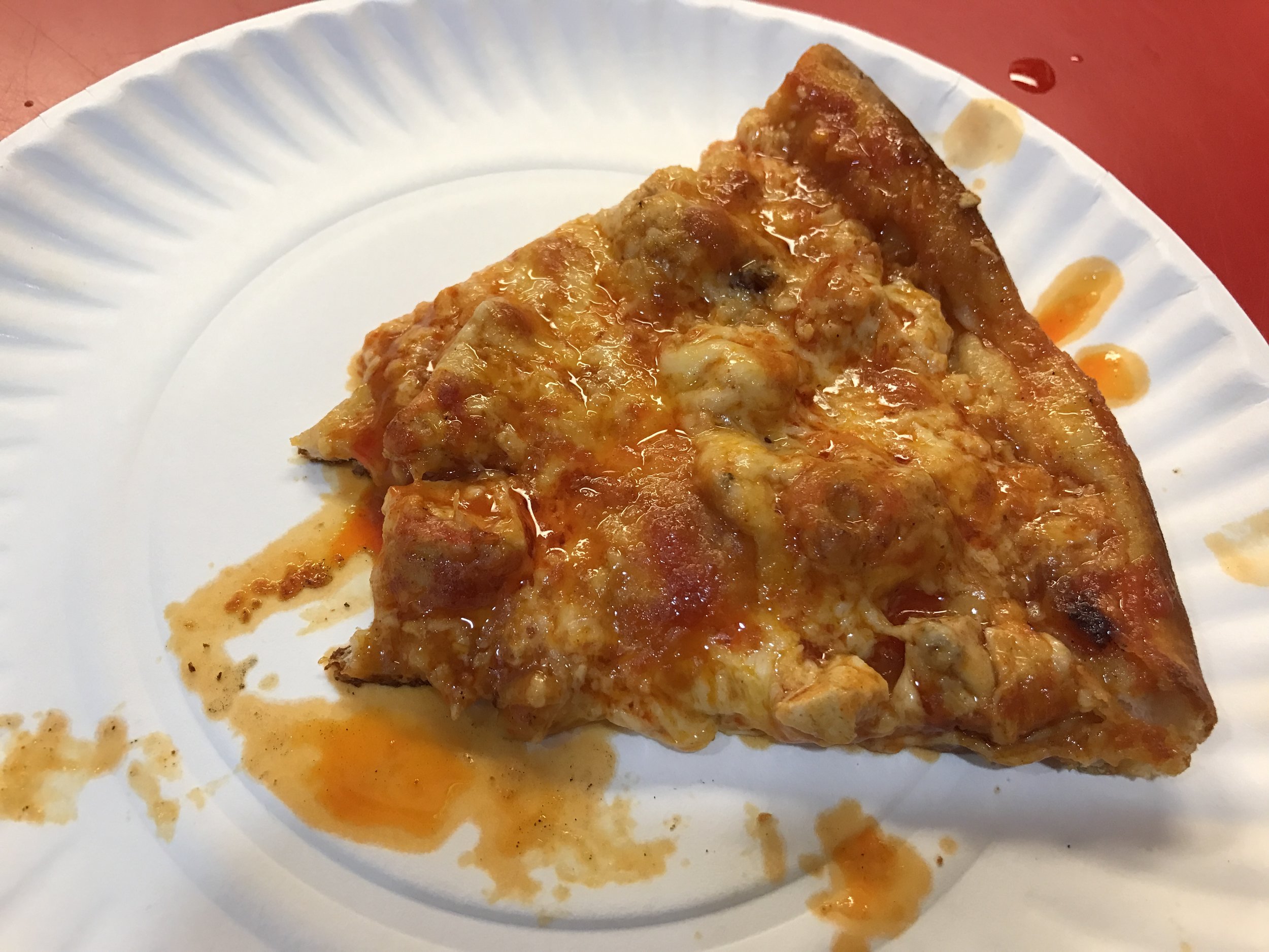 Ginos of West Hempstead Buffalo Chicken Pizza Slice